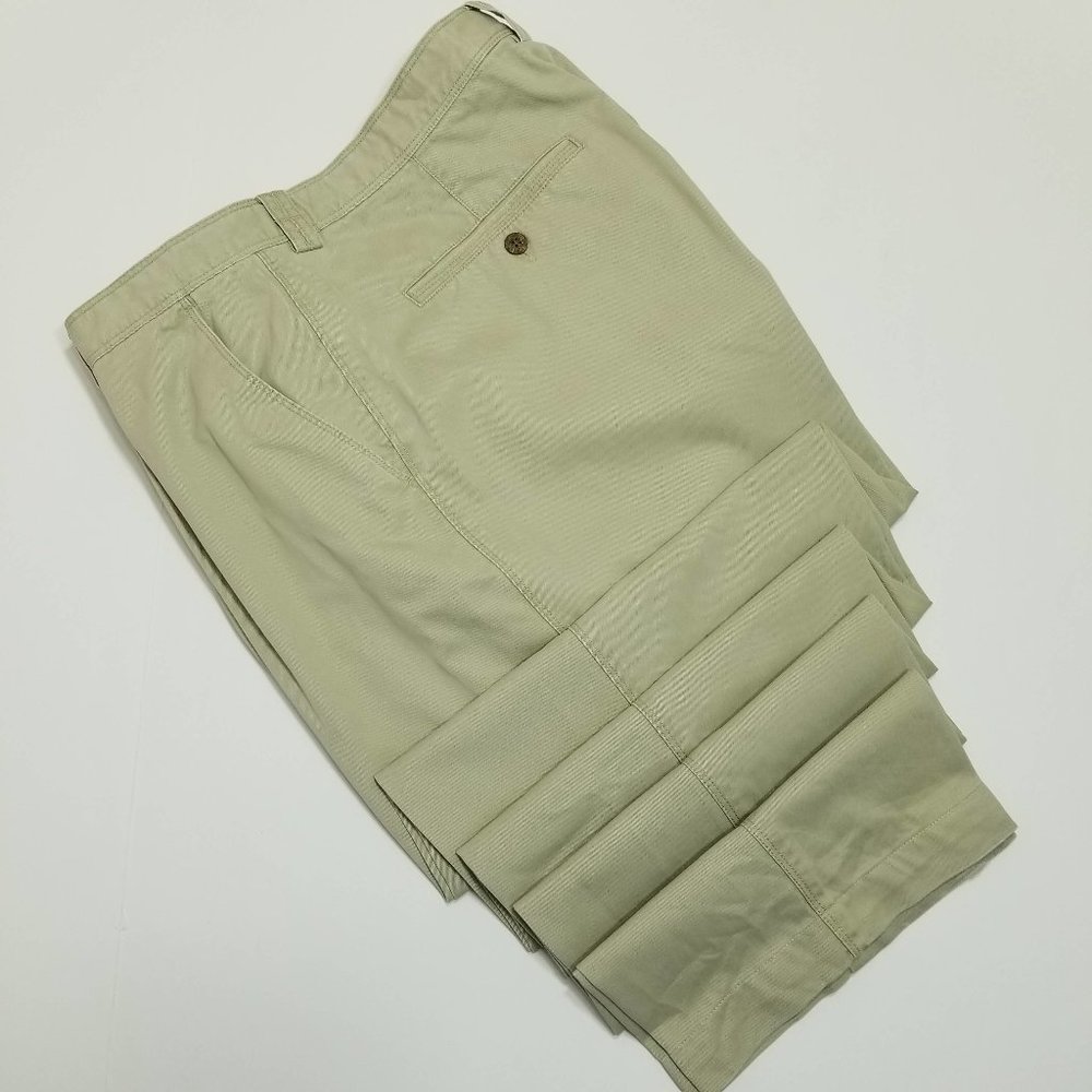 Tommy Bahama Cotton Chino Pants - Pleat - Beige -